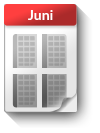 Kalender-Blatt Juni