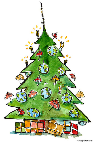 © HikingArtist.com Christbaum