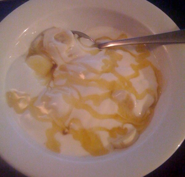 Joghurt mit Honig