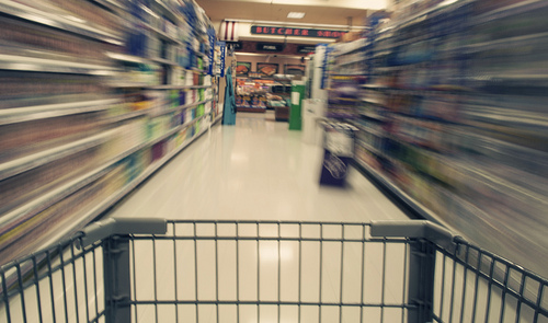 Einkaufen im Supermarkt