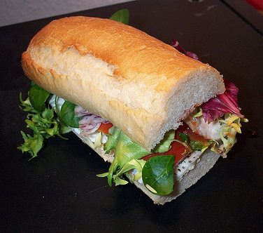 belegtes Baguette
